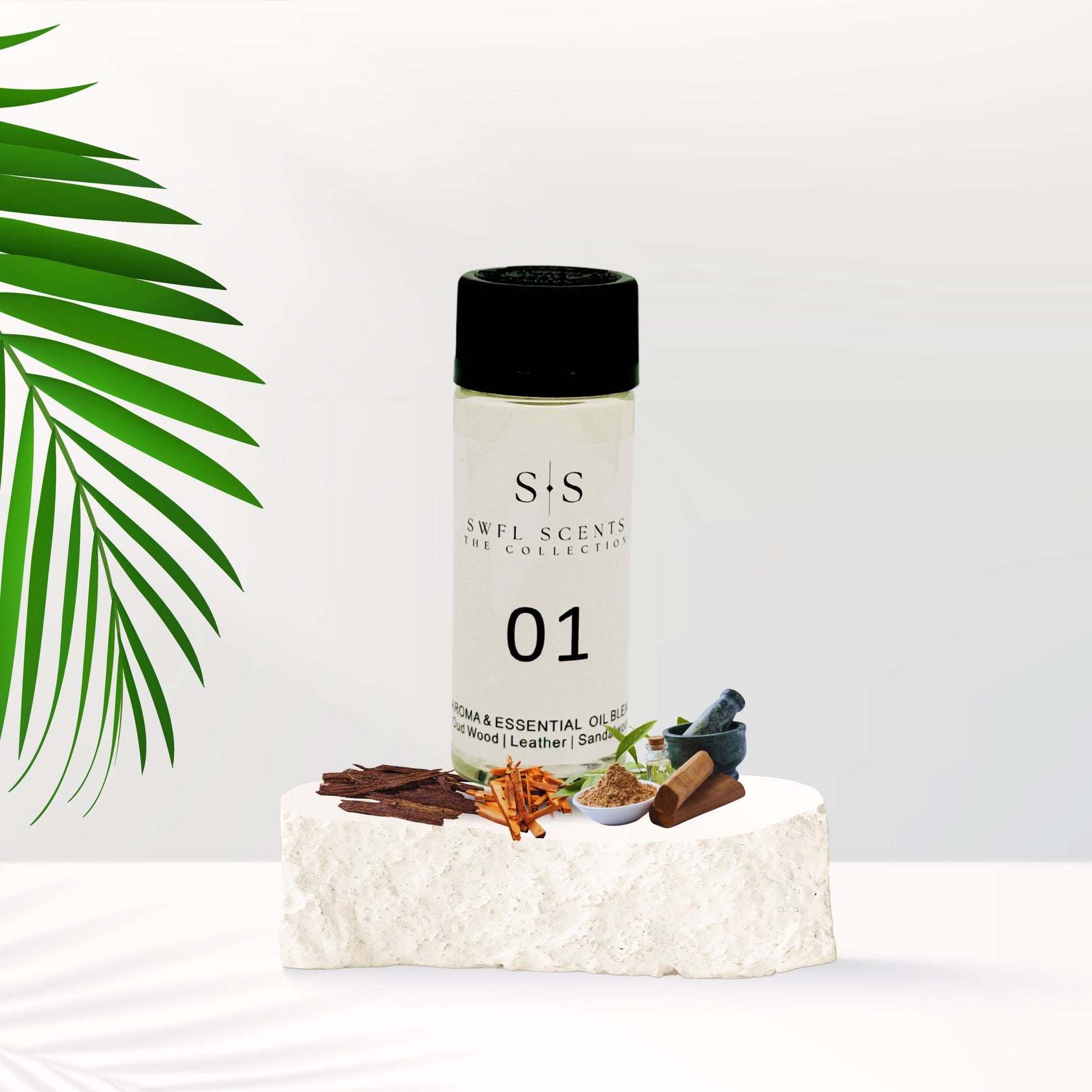 leather and sandalwood scent for diffuser