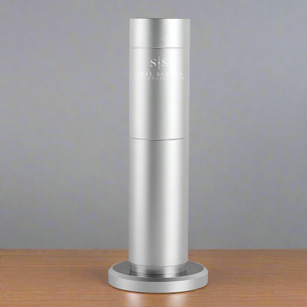 "Waterless cold air diffusion technology in Mini Tower Smart WiFi Diffuser"