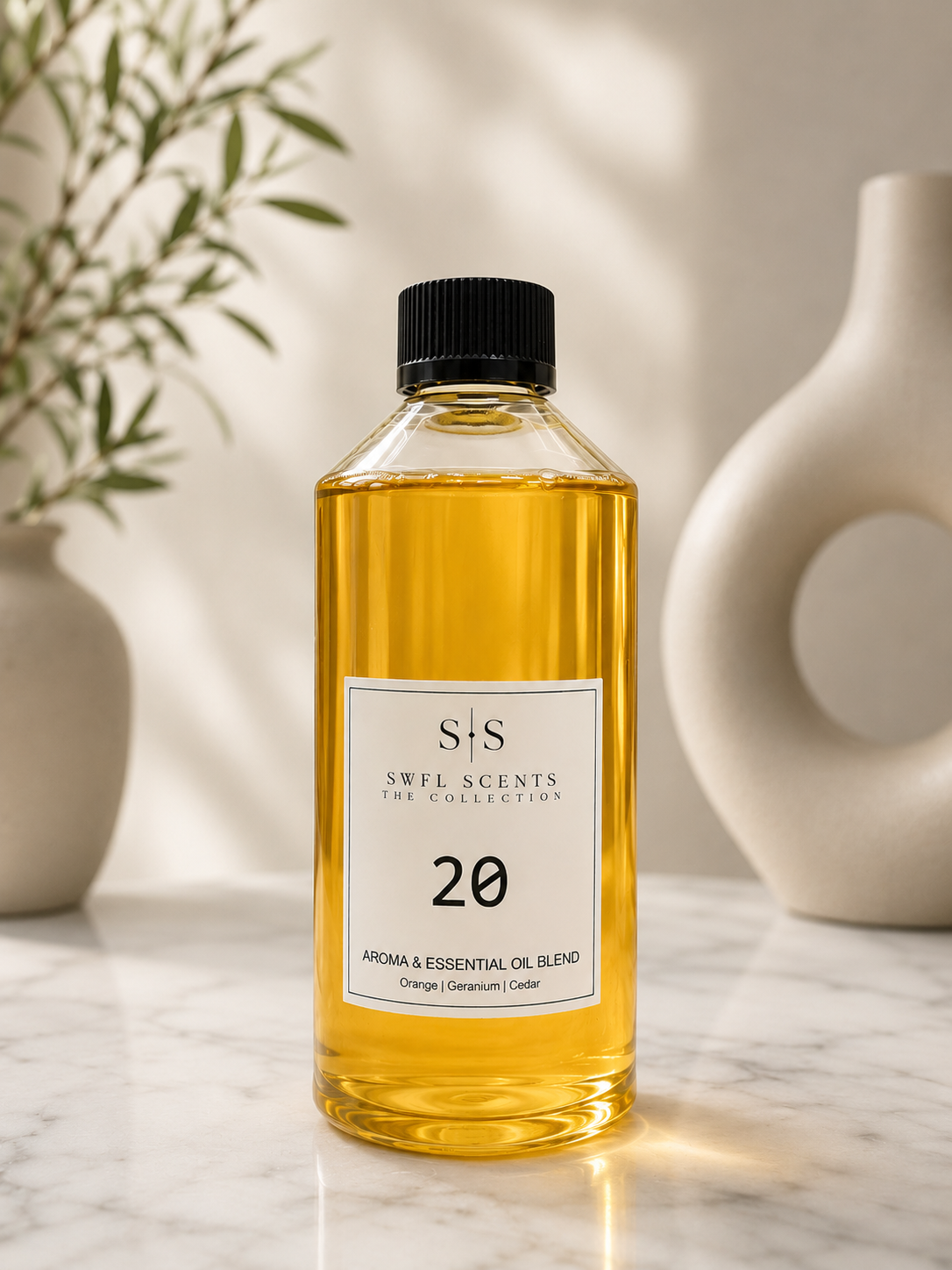SWFL Scents No. 20 Orange, Geranium and Cedar Aroma & Essential Oil Blend